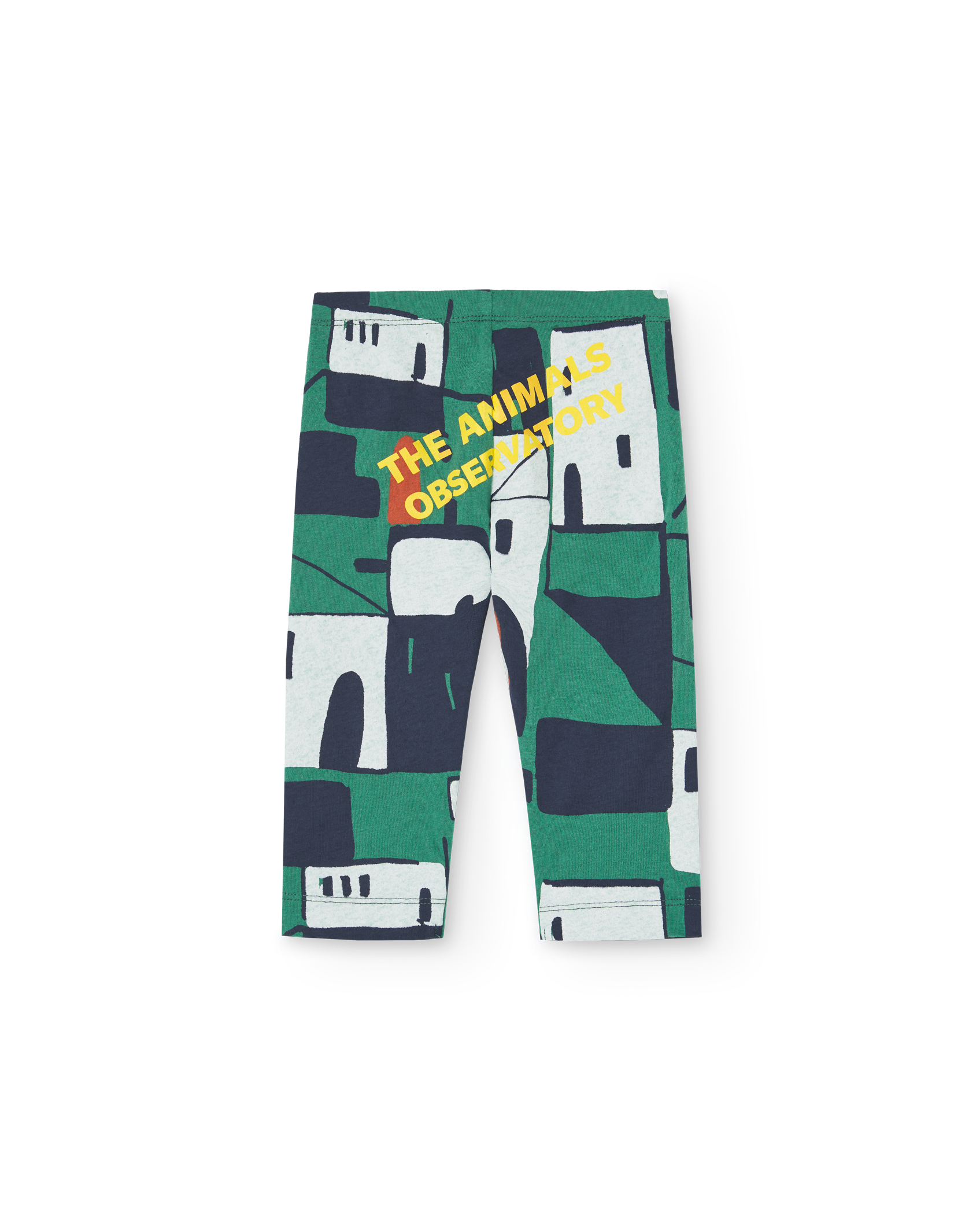 Green Penguin Baby Leggings PRODUCT BACK