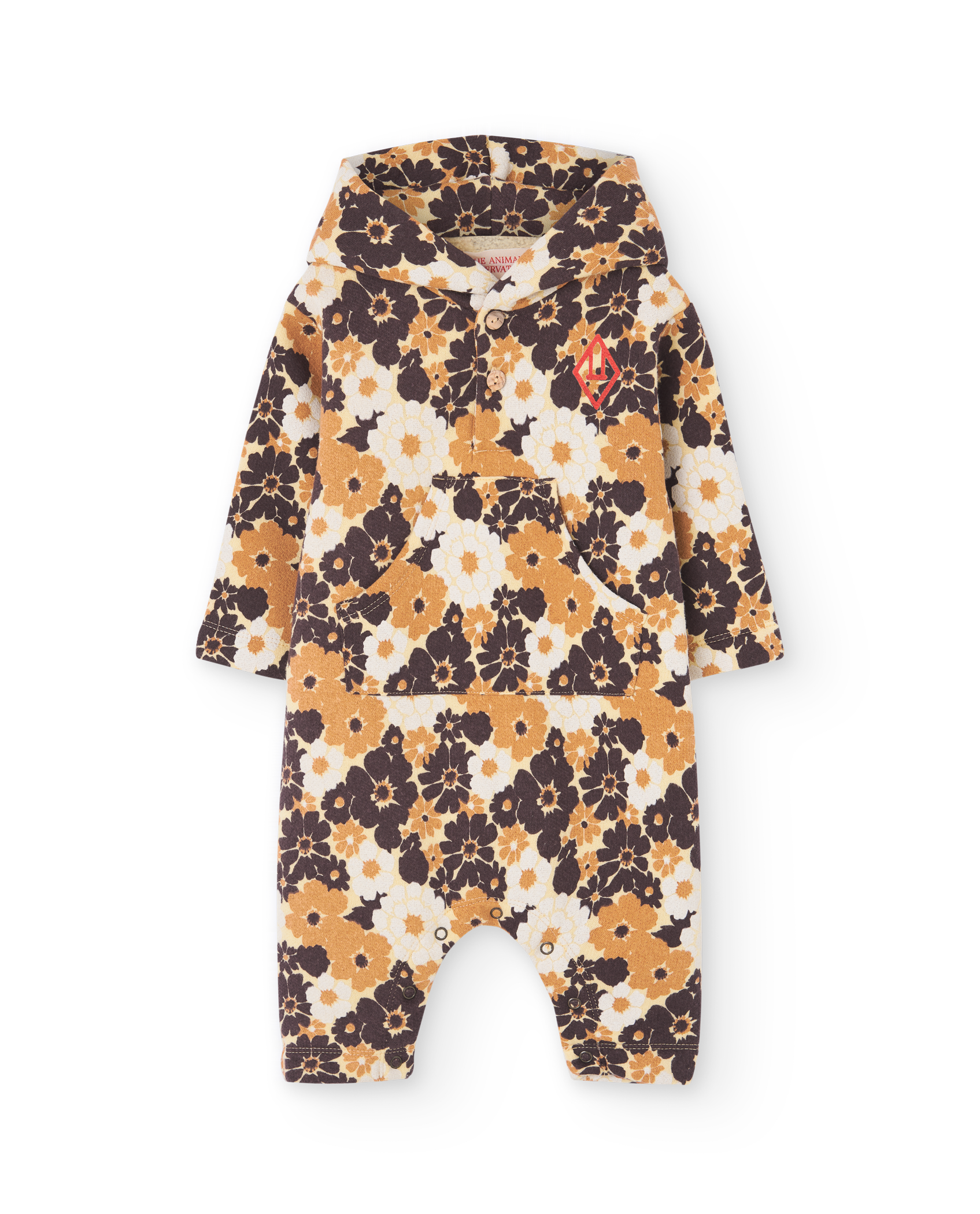 Brown Rat Baby Jumpsuit PRODUCT FRONT