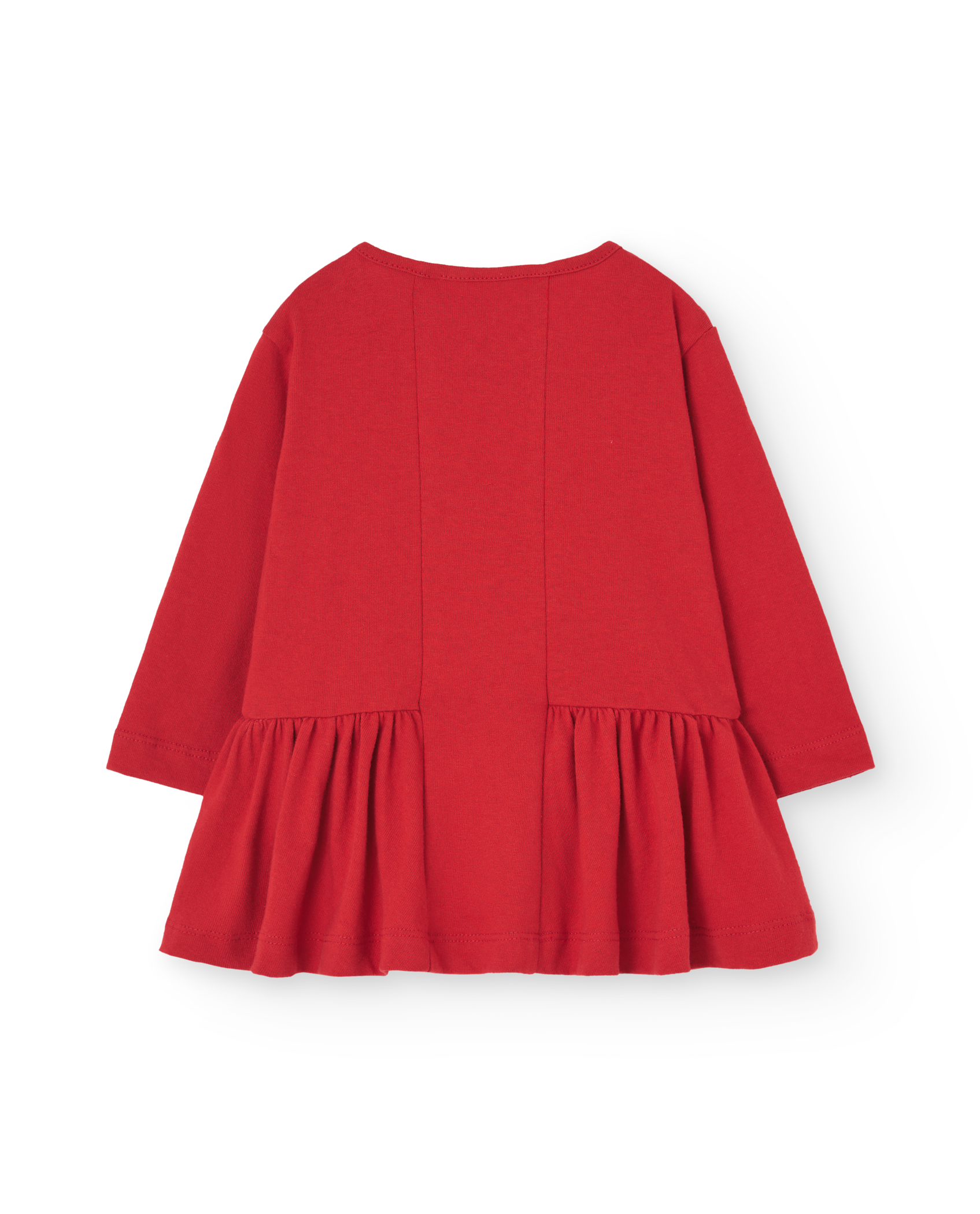 Red Wildebeest Baby Dress PRODUCT BACK