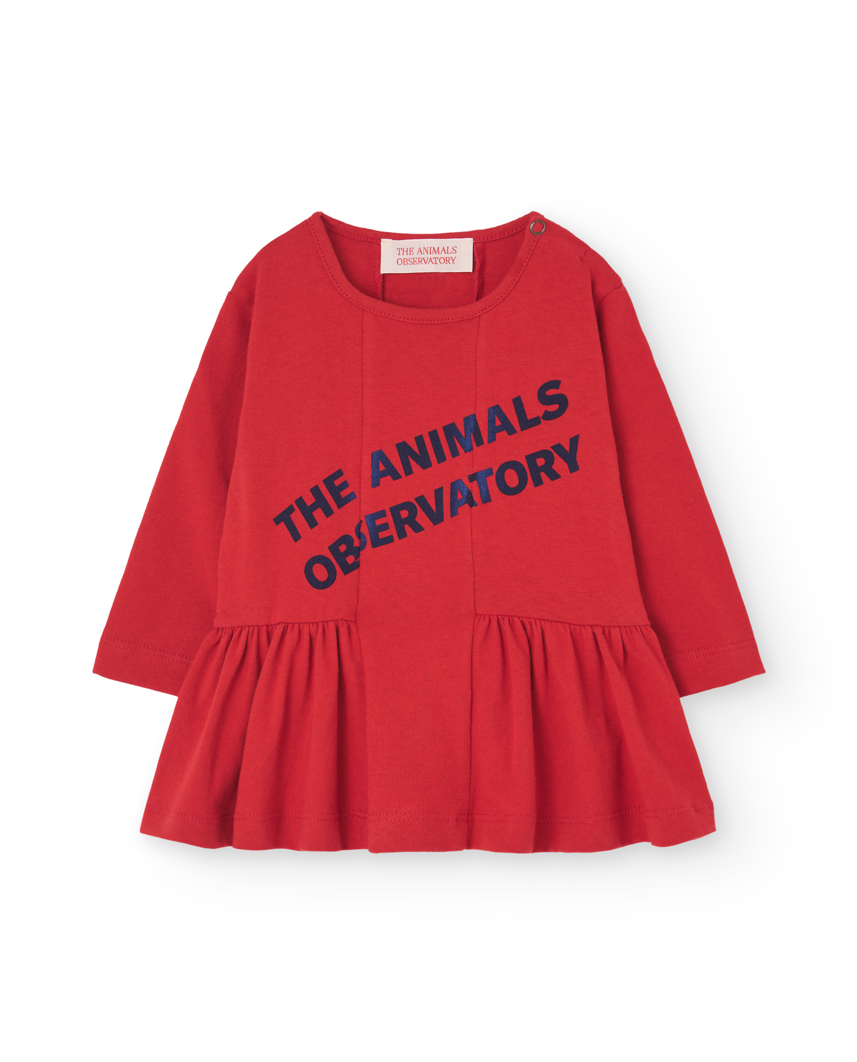 Red Wildebeest Baby Dress PRODUCT FRONT