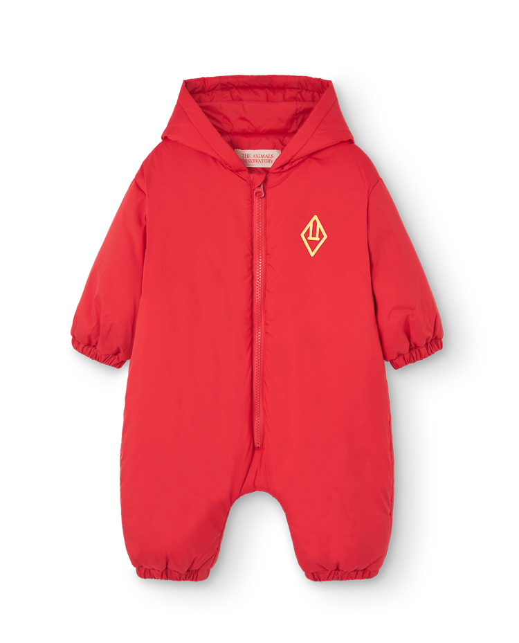 Red Bumblebee Baby Snowsuit COVER