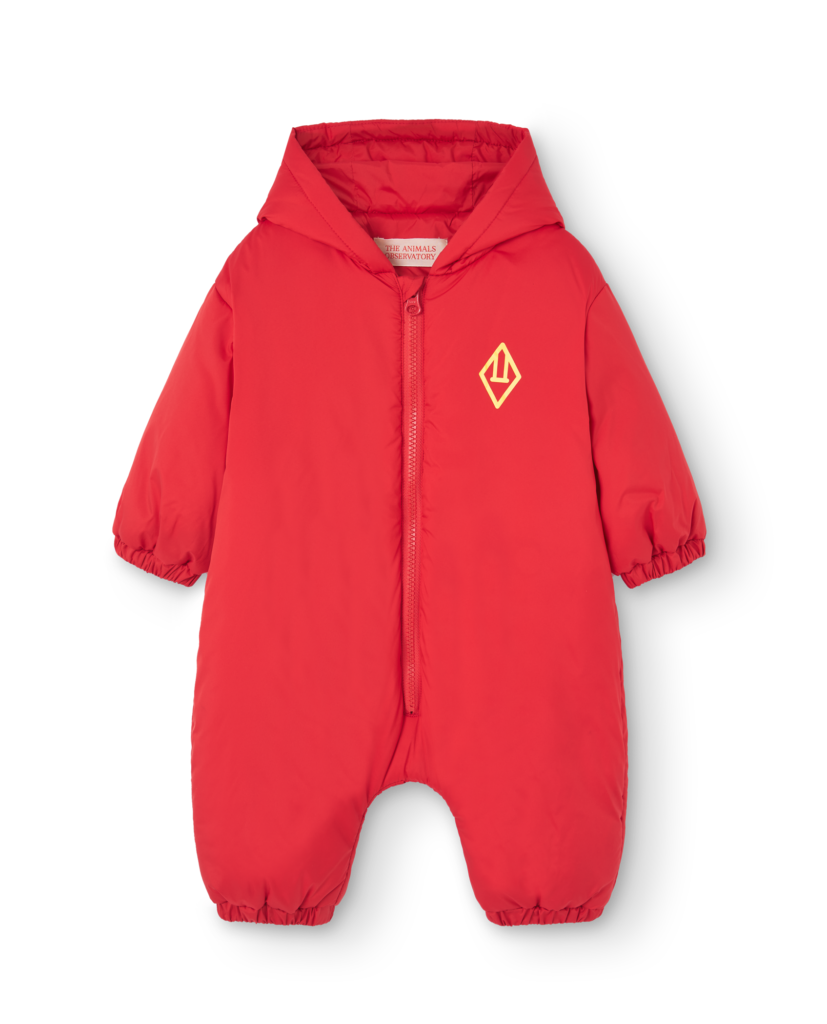 Red Bumblebee Baby Snowsuit PRODUCT FRONT