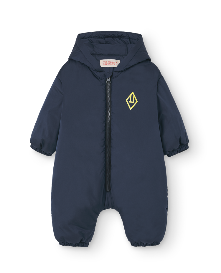 Navy Bumblebee Baby Snowsuit COVER