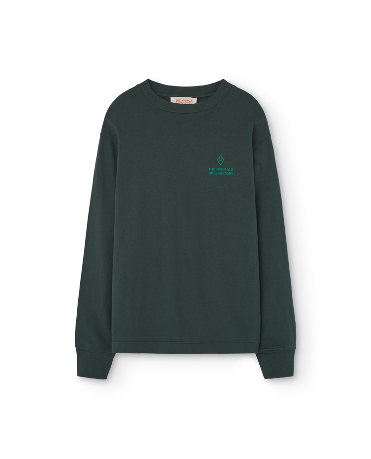 Dark Green Aries Long Sleeve T-Shirt COVER