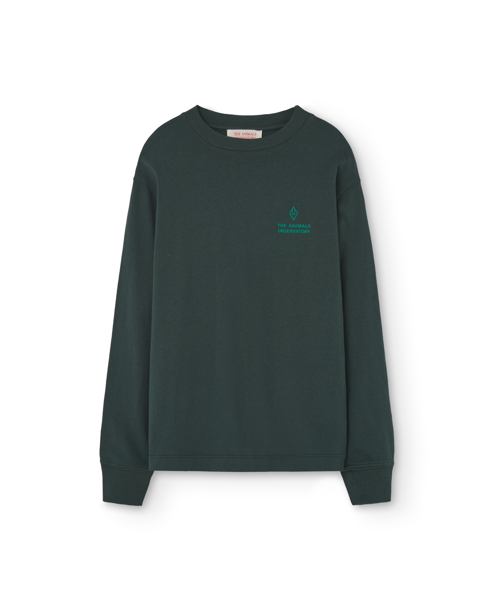 Dark Green Aries Long Sleeve T-Shirt PRODUCT FRONT