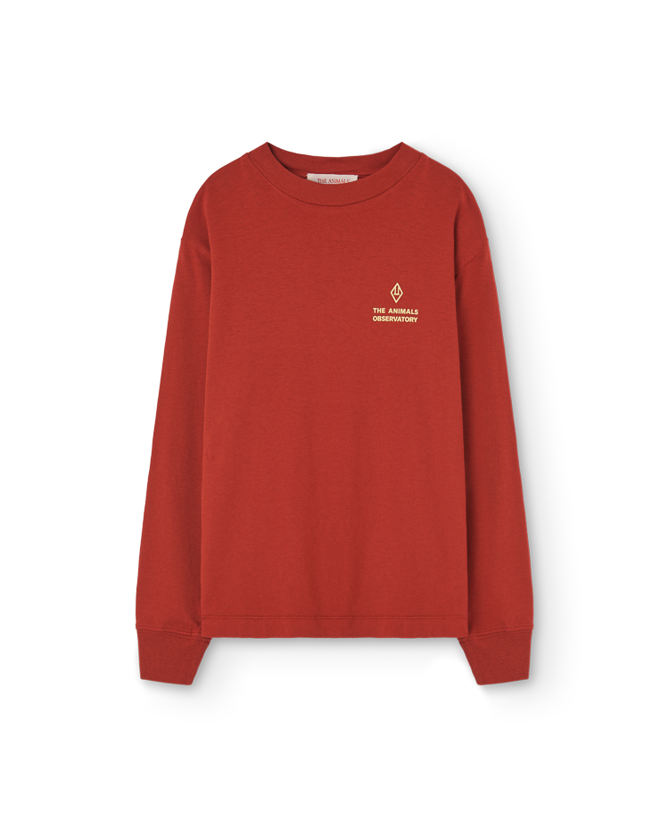 Maroon Aries Long Sleeve T-Shirt COVER