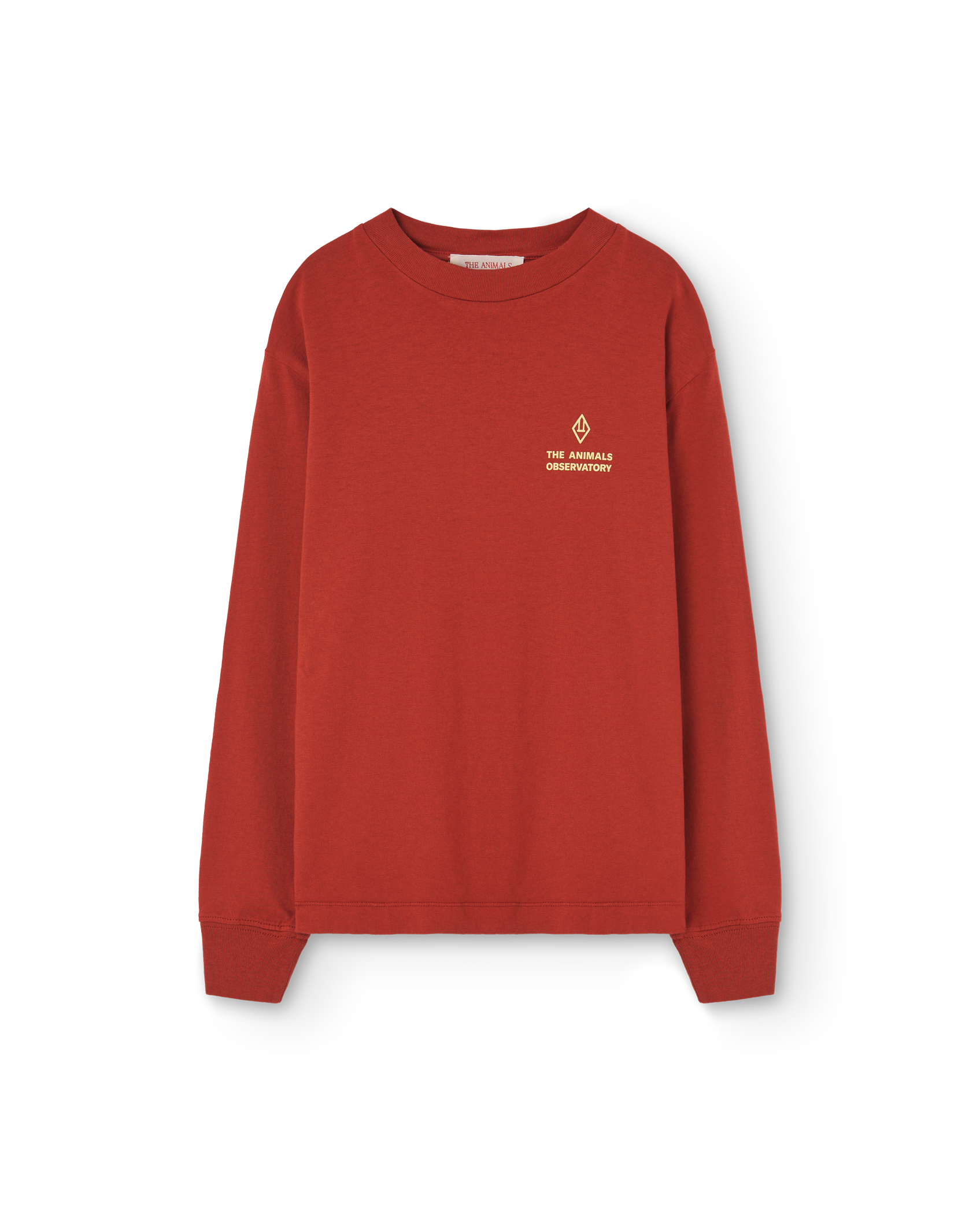 Maroon Aries Long Sleeve T-Shirt PRODUCT FRONT