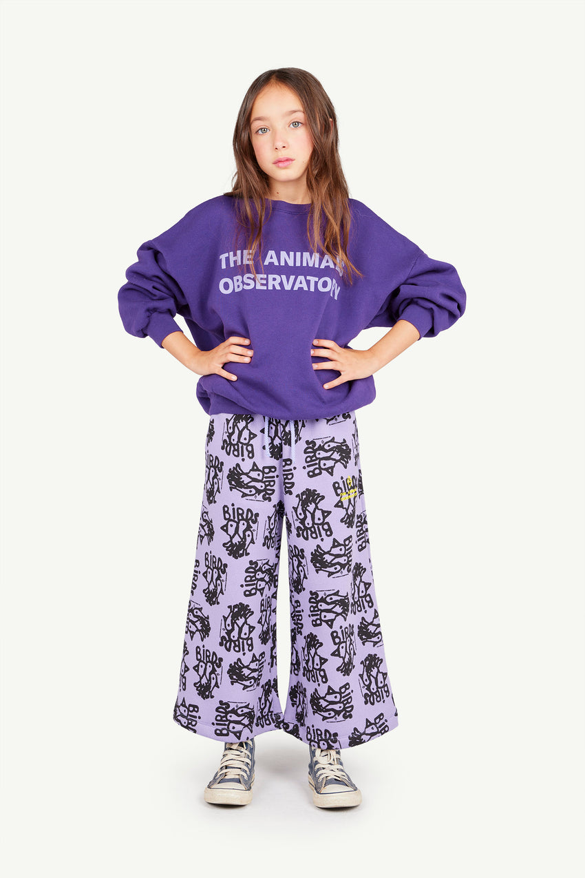 Purple Leo Sweatshirt MODEL FRONT