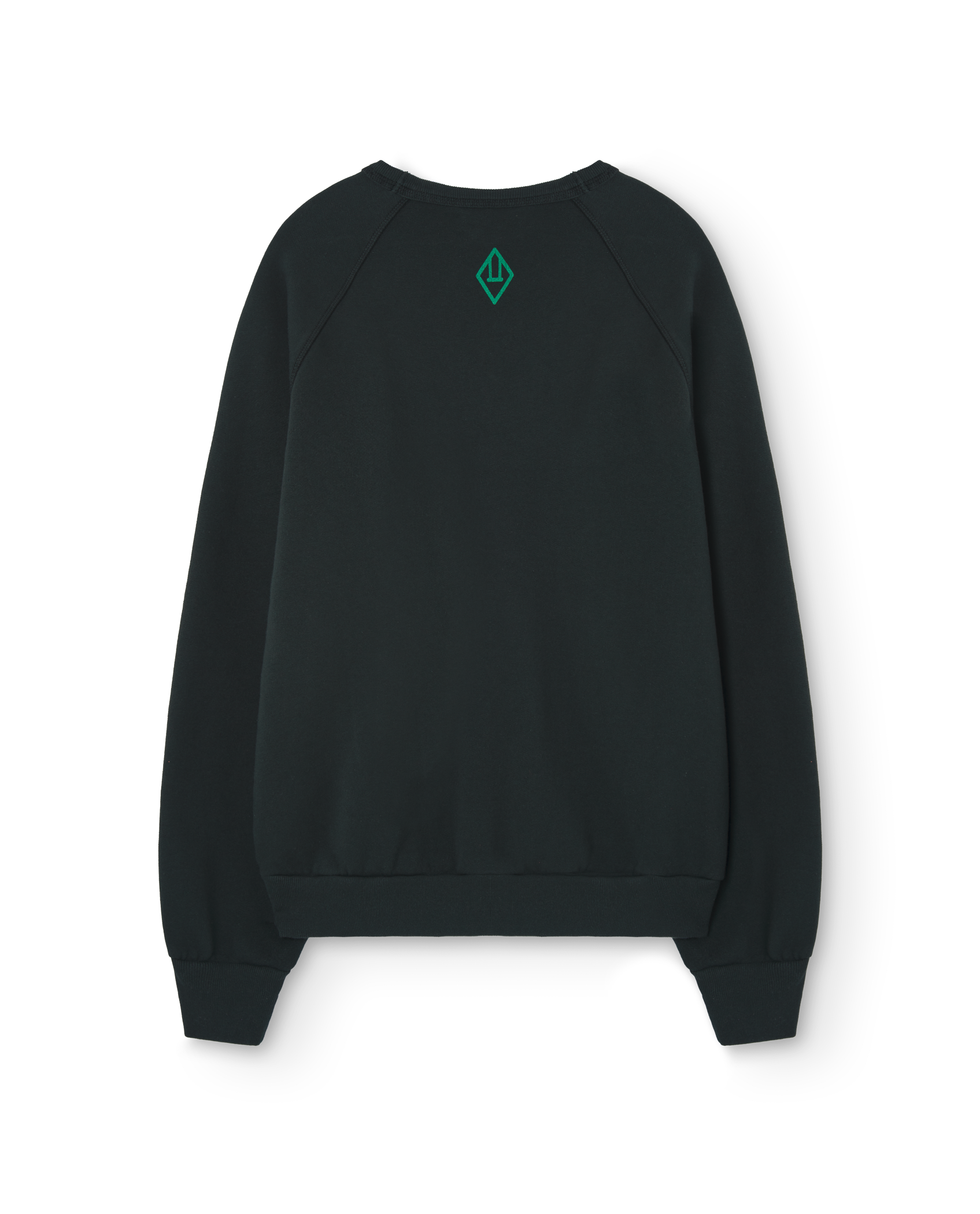 Dark Green Perseus Woman Sweatshirt PRODUCT BACK