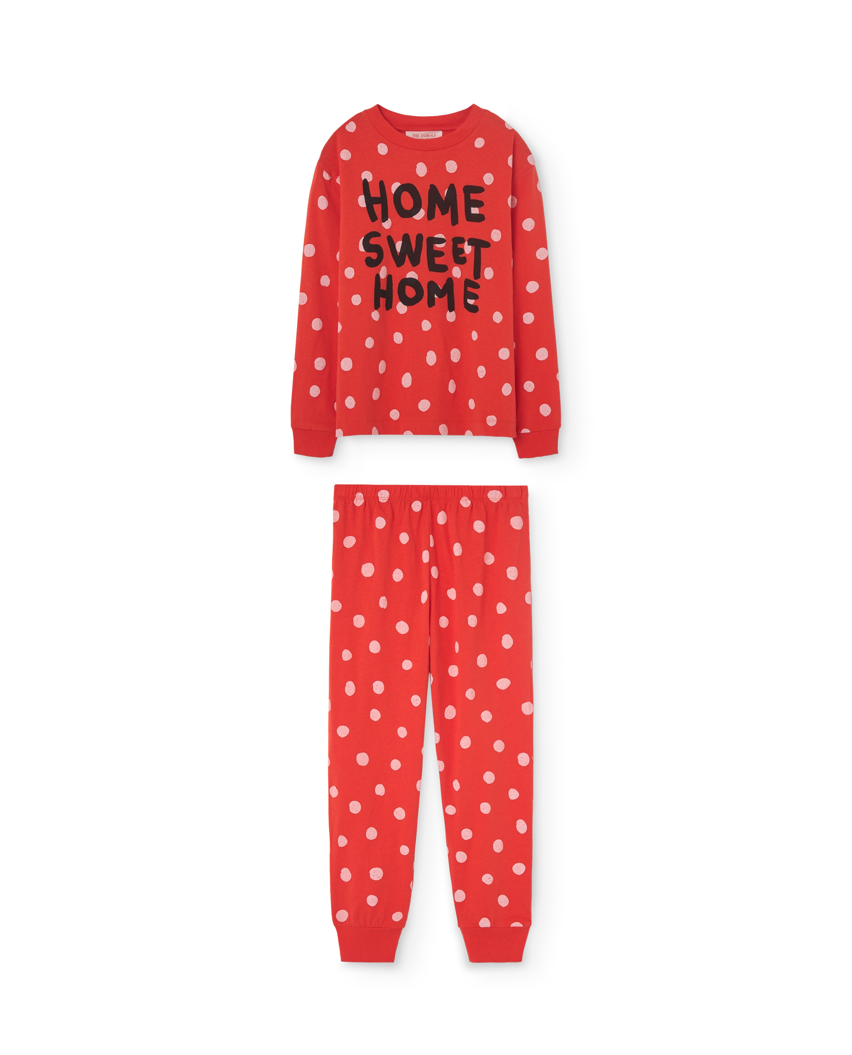 Red llama pyjama PRODUCT FRONT