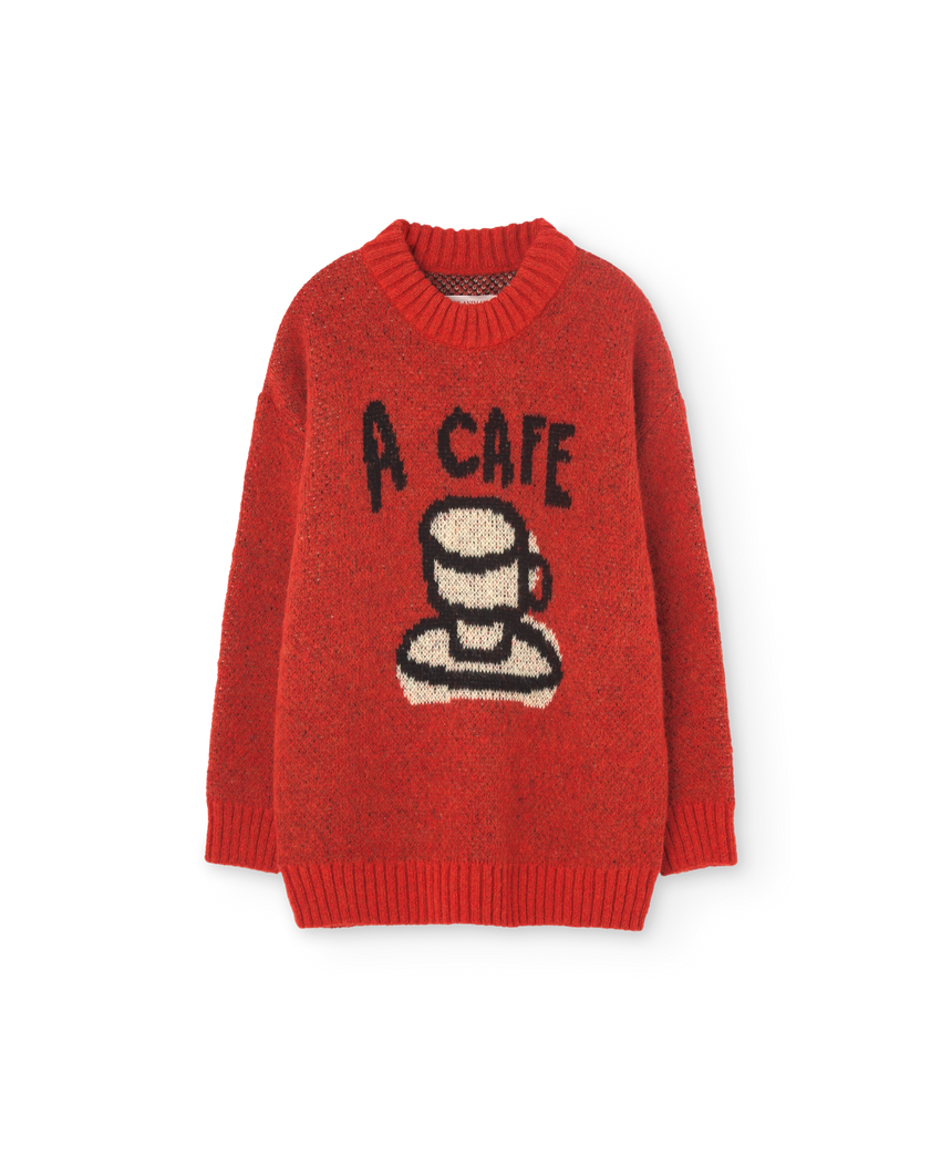 Cafe bull sweater PRODUCT FRONT