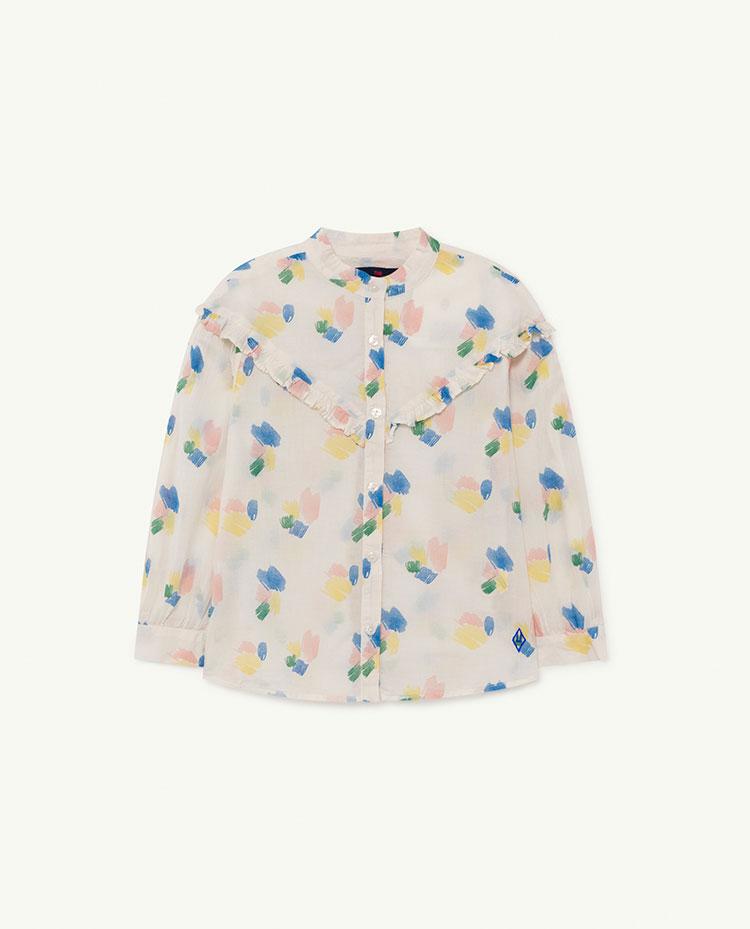 White Strokes Cuckoo Blouse COVER