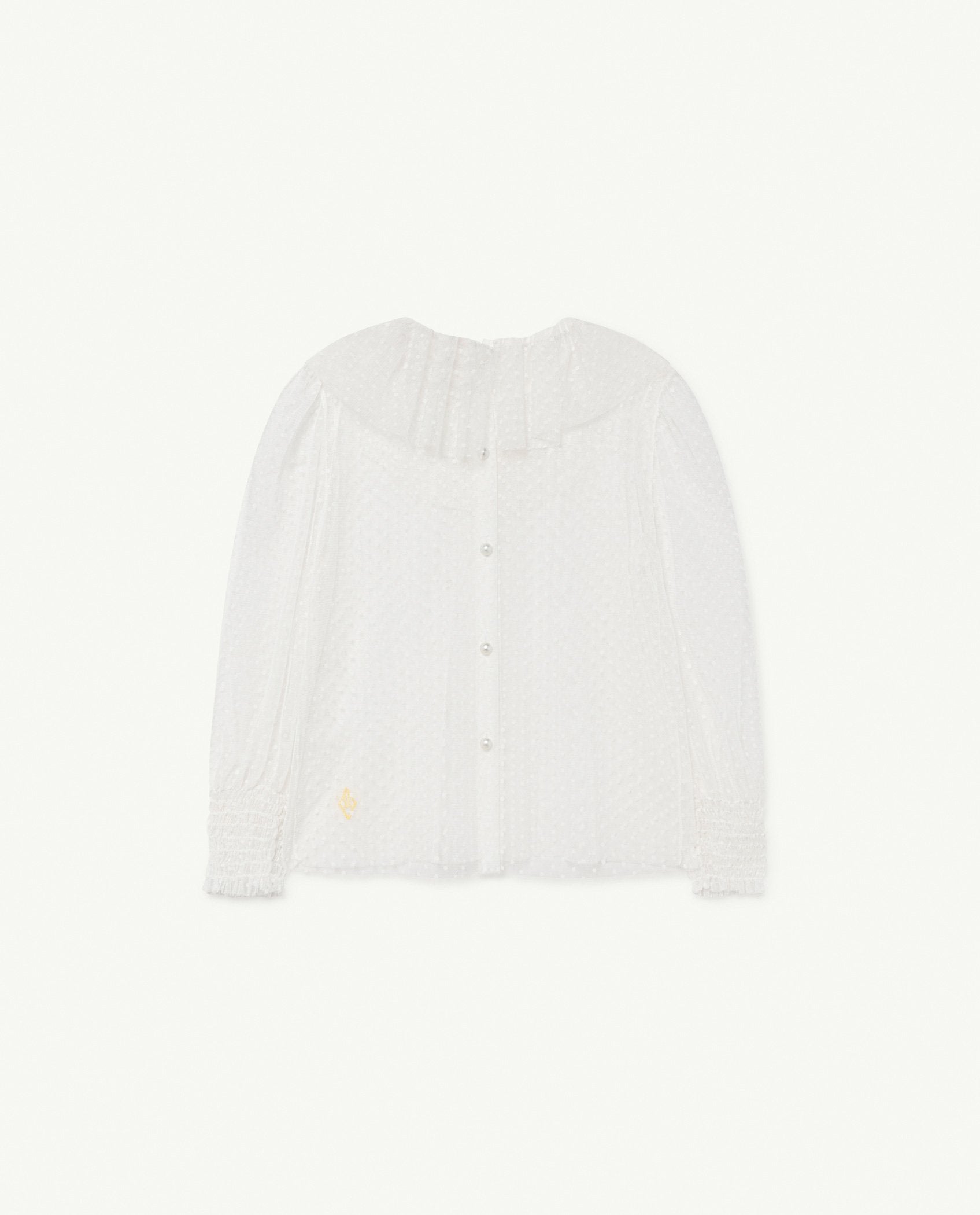 Raw White Logo Seagull Blouse PRODUCT BACK