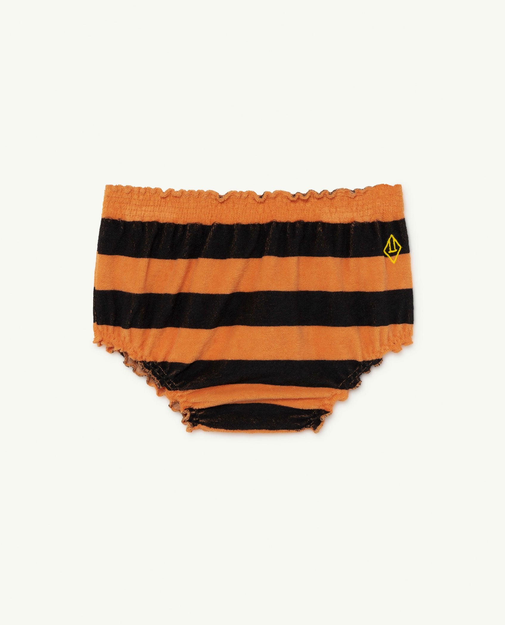 Orange Stripes Toads Baby Culotte PRODUCT FRONT