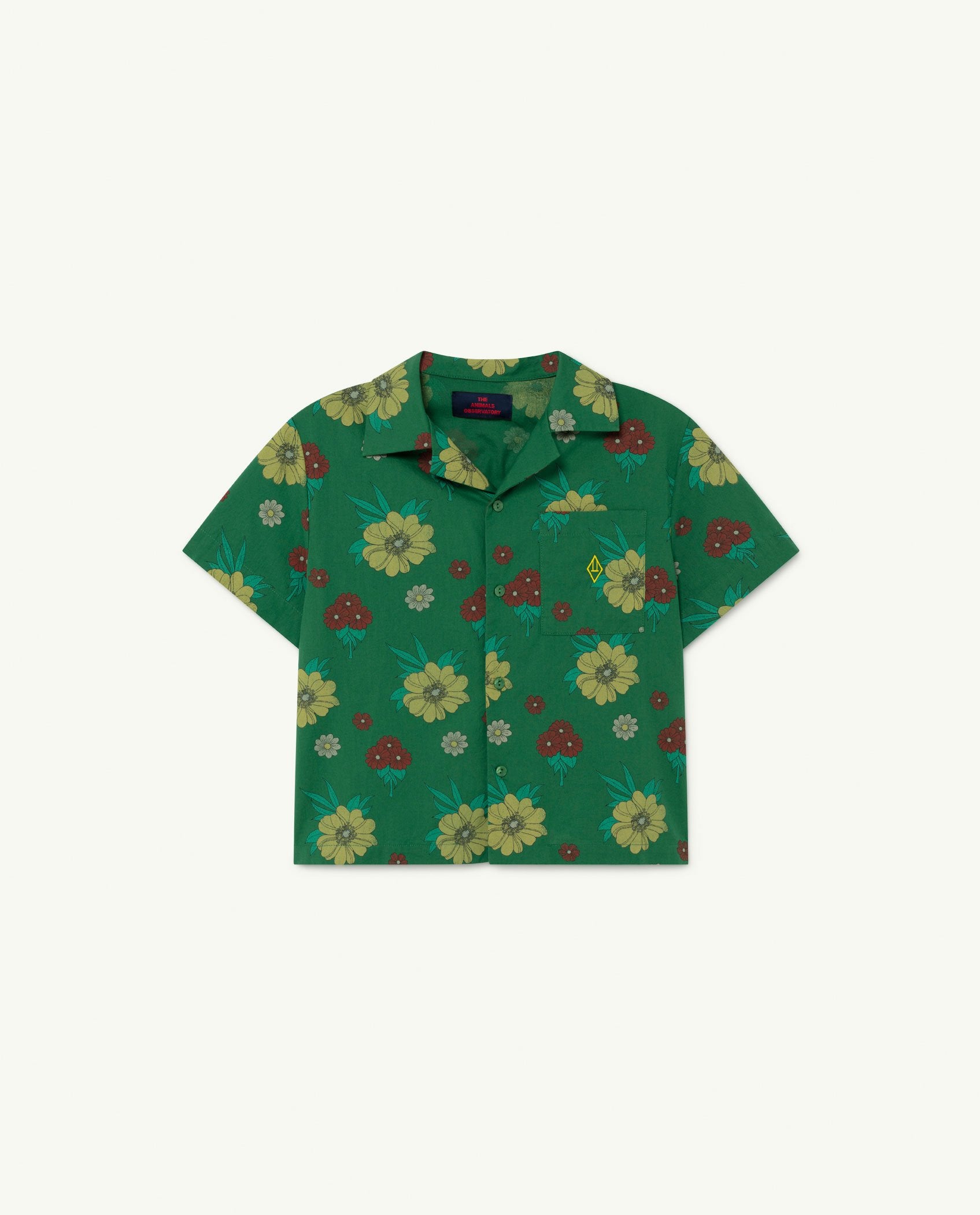 Green Flowers Kangaroo Blouse for kids | The Animals Observatory · Kids ...