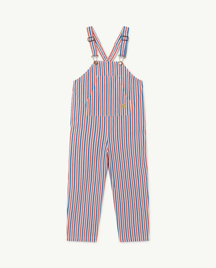 White and Red Stripes Mammoth Jumpsuit COVER