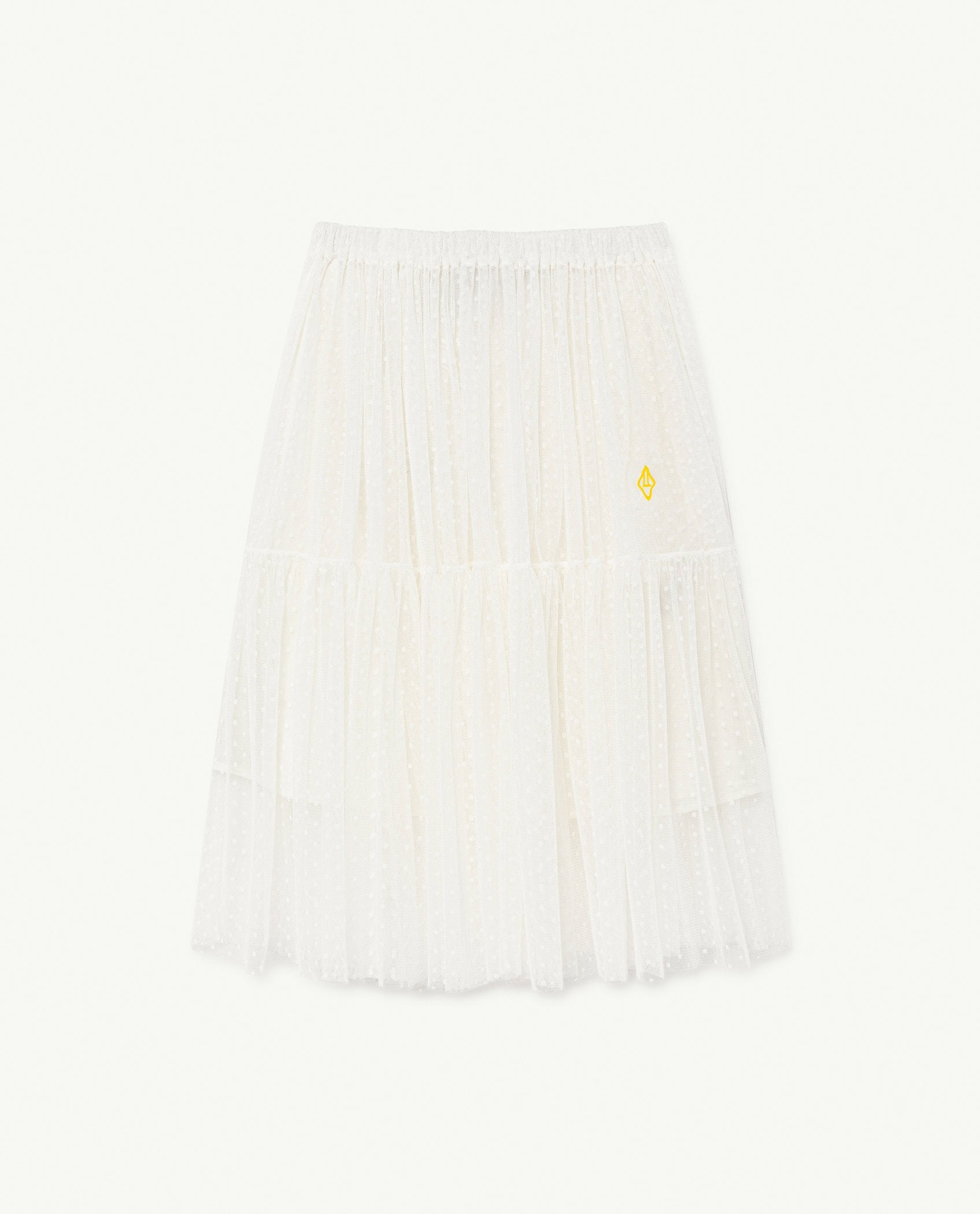 Raw White Blowfish Skirt PRODUCT FRONT