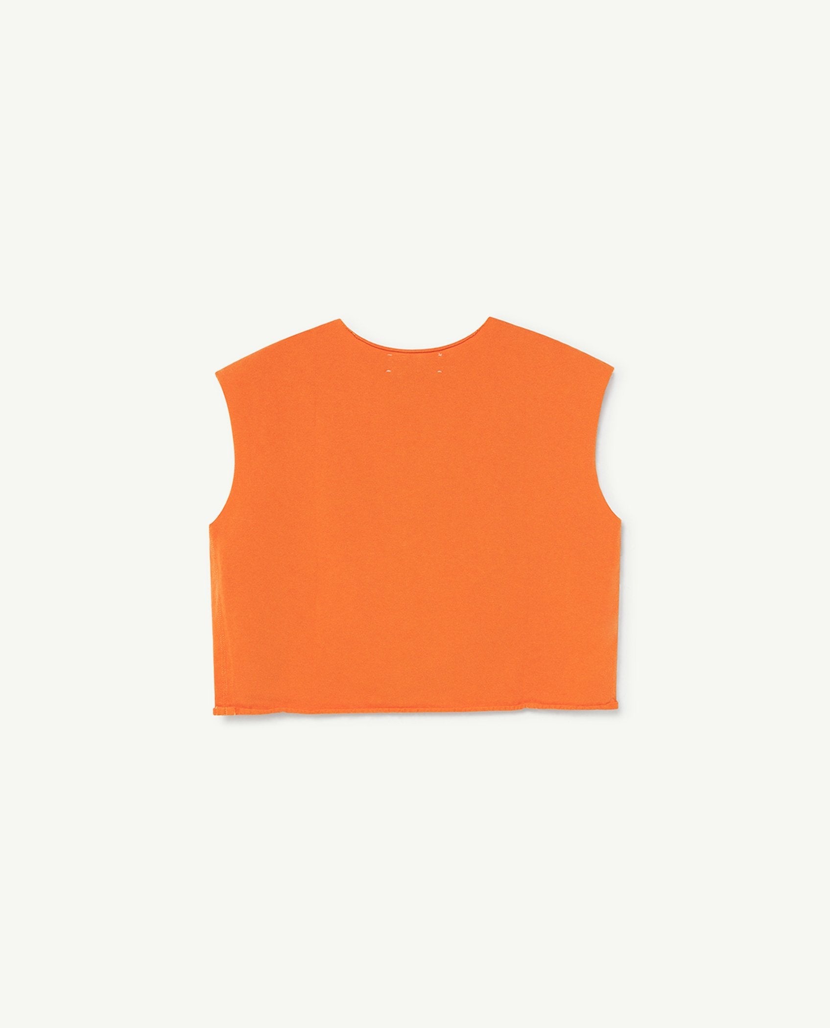 Orange Los Animales Prawn T-Shirt PRODUCT BACK