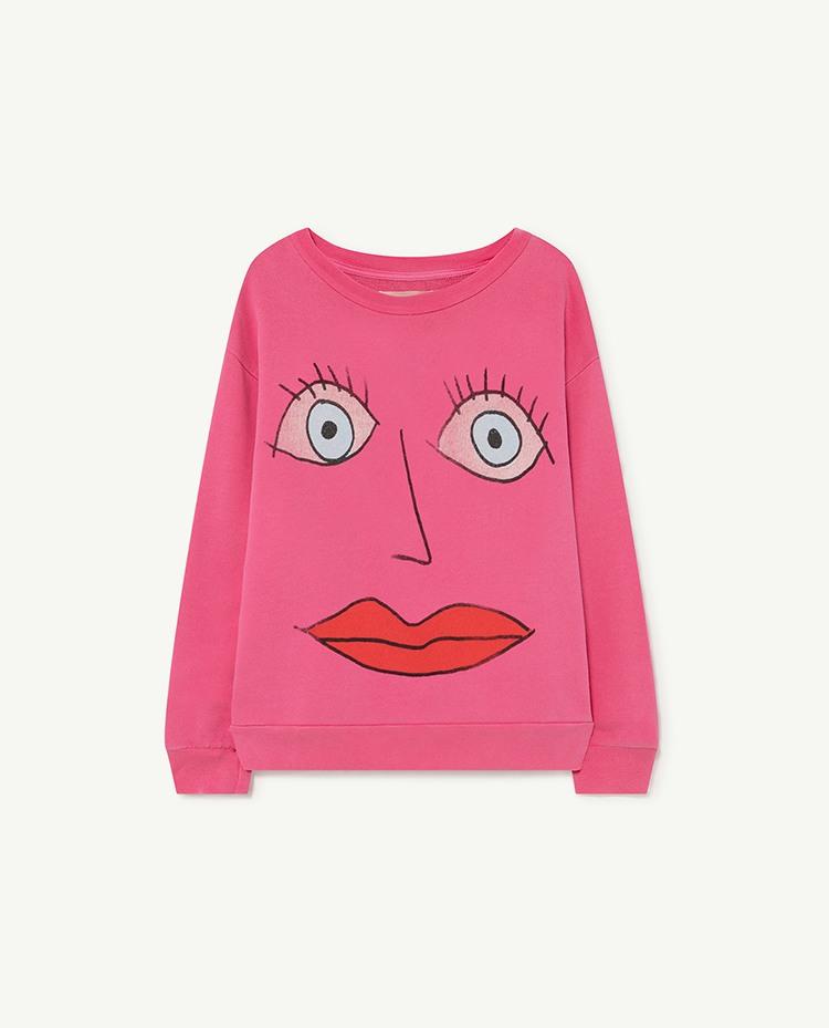 Pink Face Bear Sweatshirt COVER