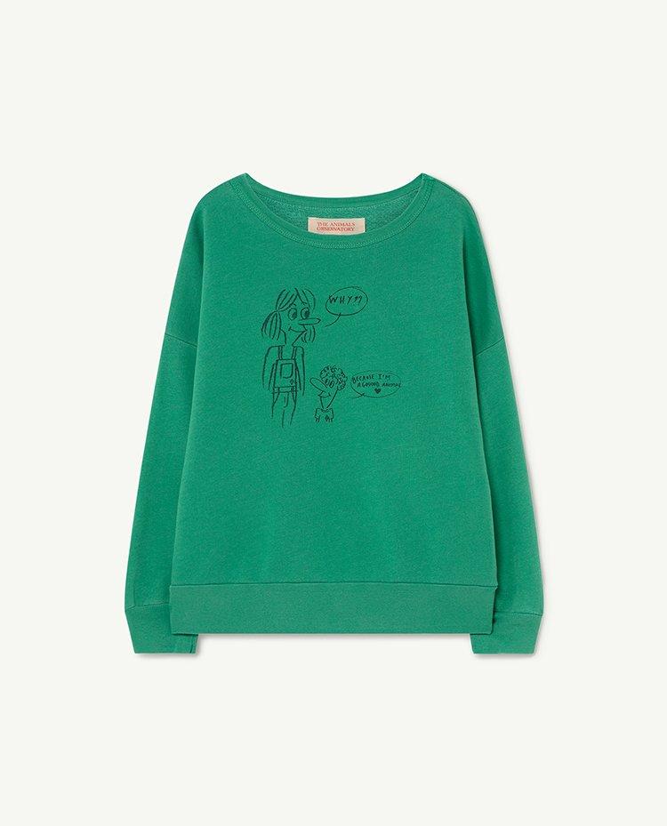 Green Good Animal Big Bear Sweatshirt COVER