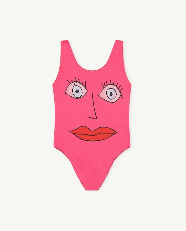 Pink Face Trout Swimsuit COVER