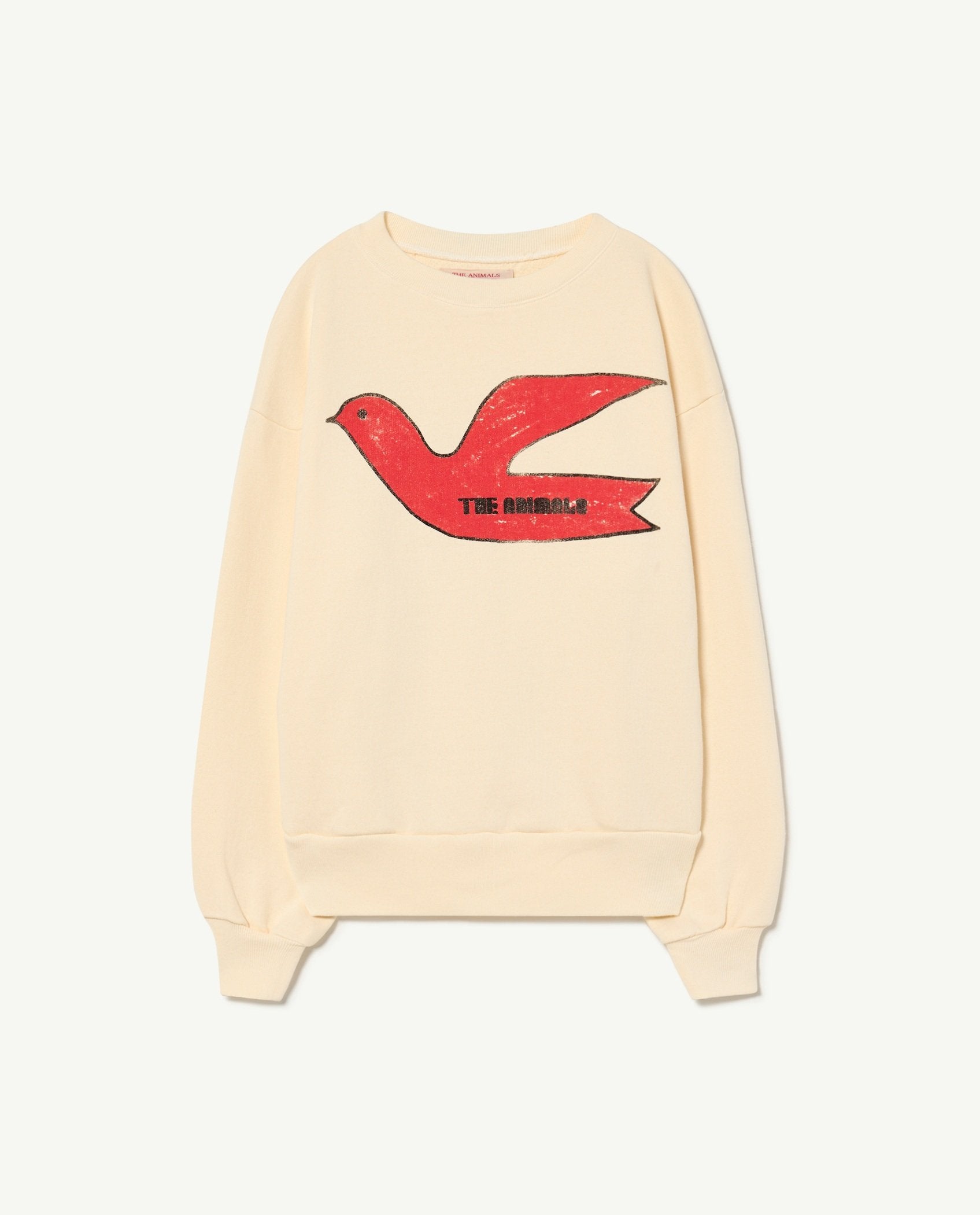 White Bird Bear Sweatshirt PRODUCT FRONT