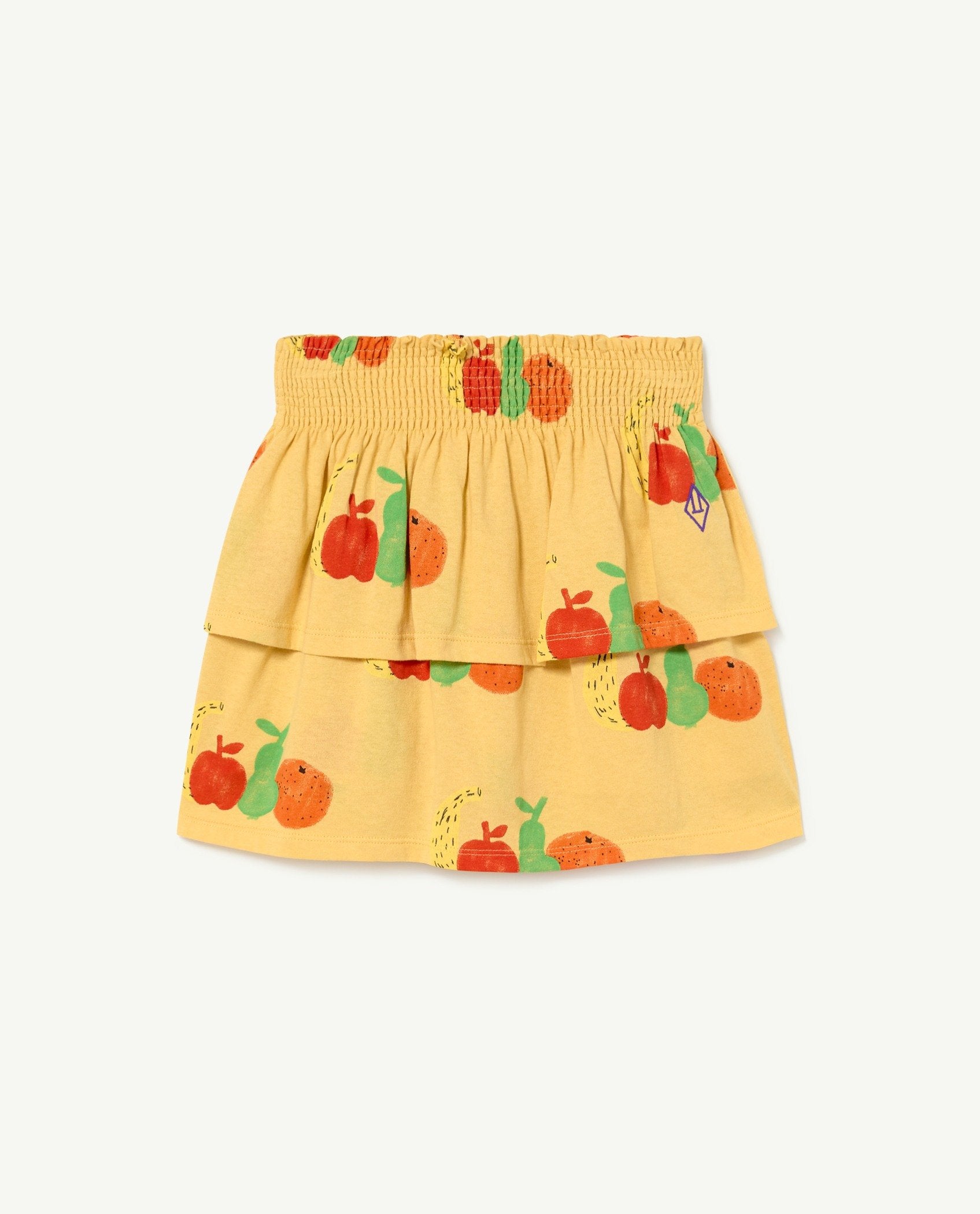 Yellow Fruits Kiwi Skirt PRODUCT FRONT