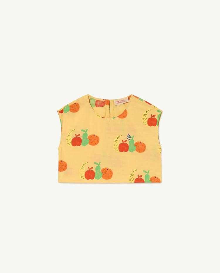 Yellow Fruits Baboon Shirt COVER