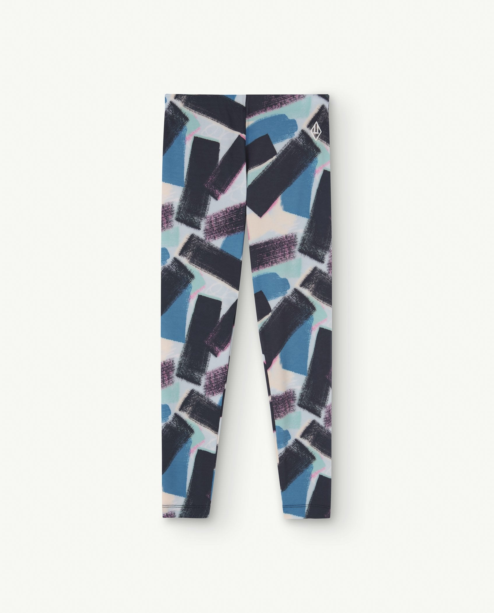 Blue Alligator Leggings PRODUCT FRONT