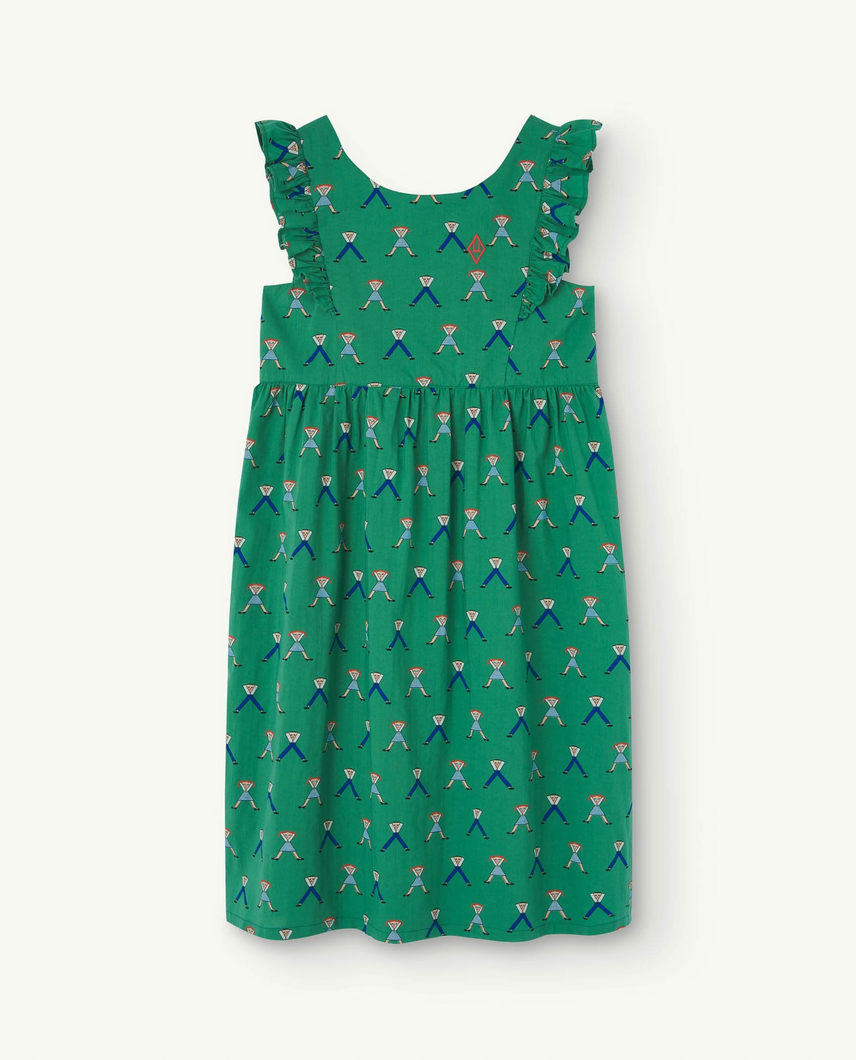 Green Otter Dress PRODUCT FRONT