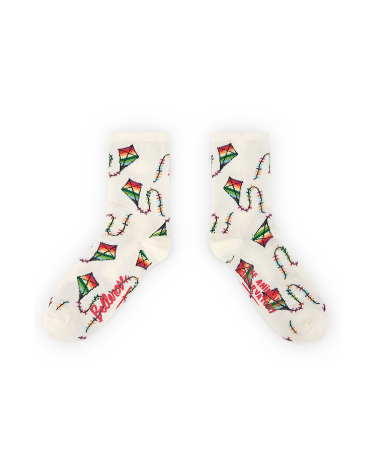 White Bongo Socks