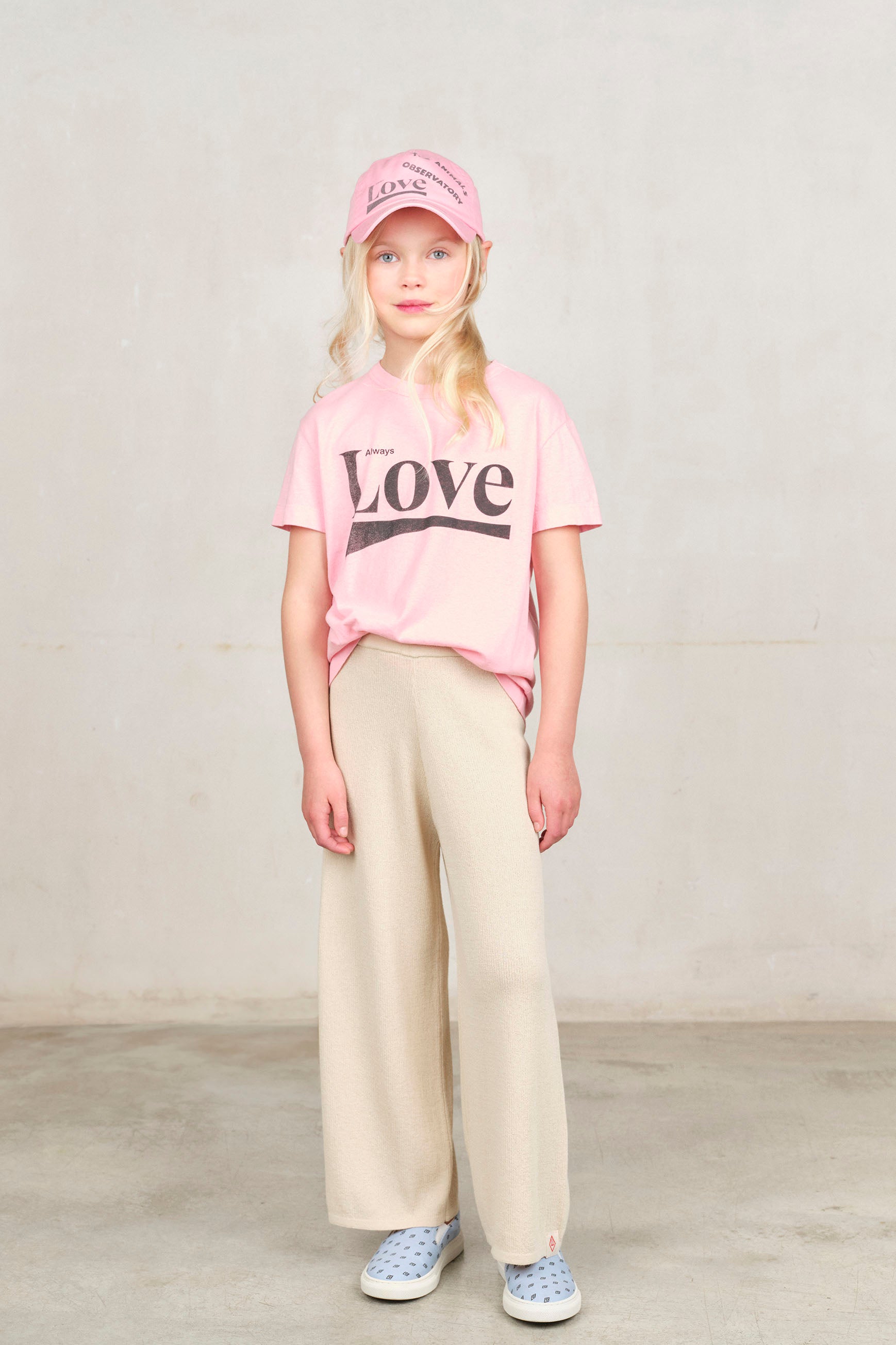 Pink Love Rooster T-Shirt MODEL FRONT