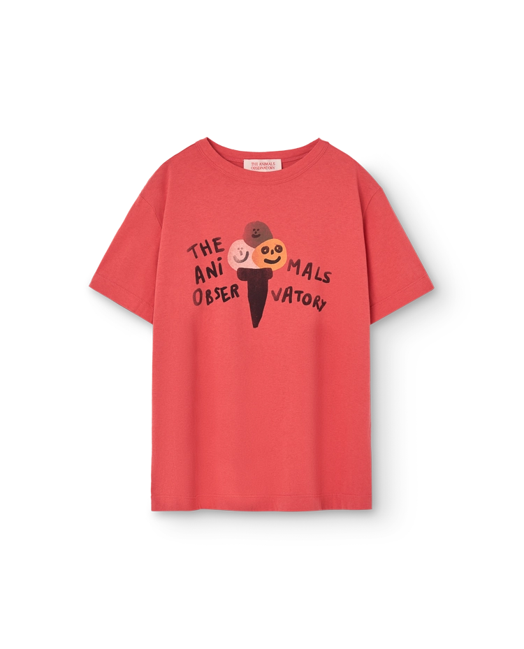 Red Icecream Big Rooster T-Shirt COVER