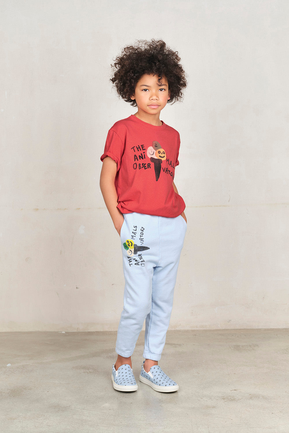 Red Icecream Big Rooster T-Shirt MODEL FRONT