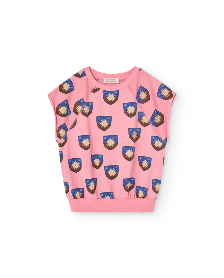 Pink Shield Squab T-Shirt COVER