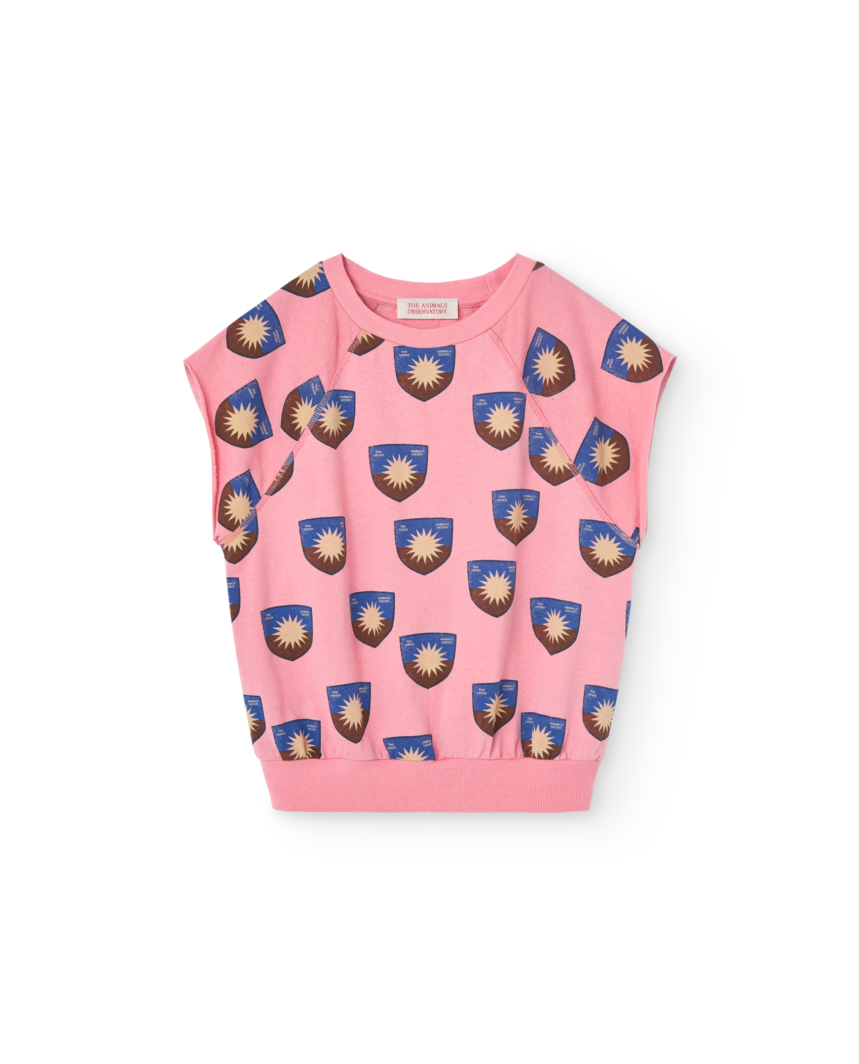 Pink Shield Squab T-Shirt PRODUCT FRONT