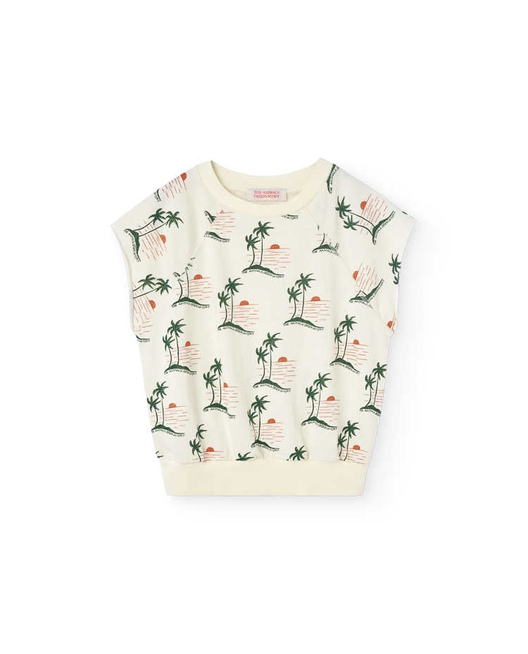 White Sunset Squab T-Shirt COVER