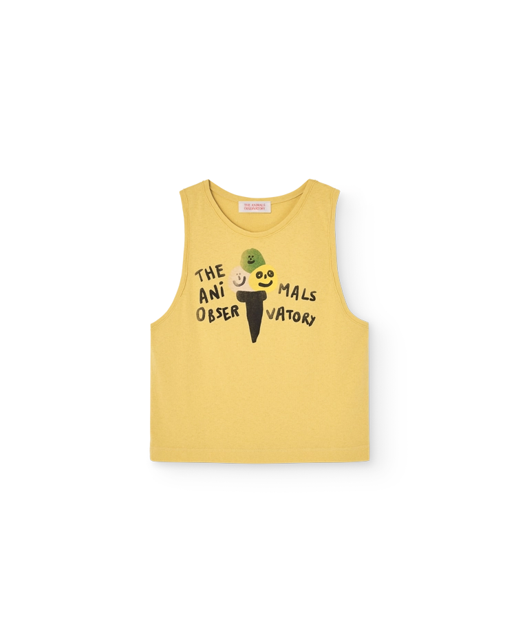 Yellow Icecream Frog T-Shirt COVER