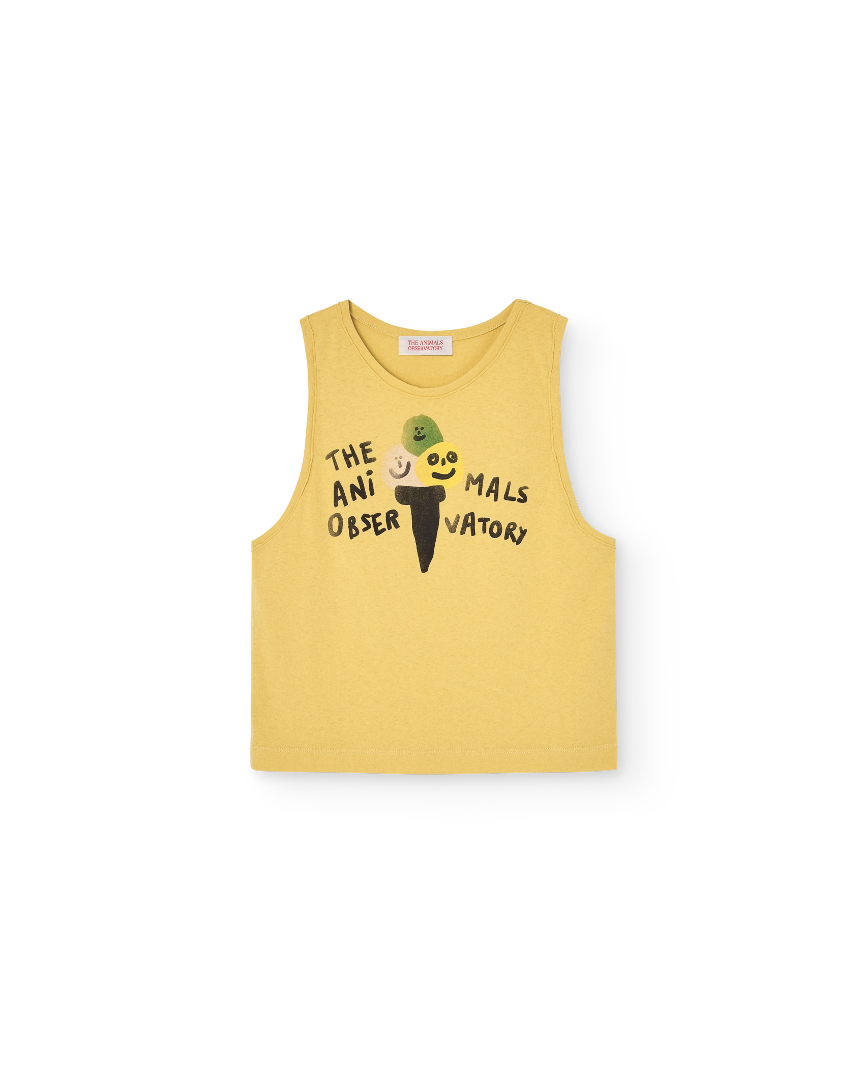 Yellow Icecream Frog T-Shirt PRODUCT FRONT