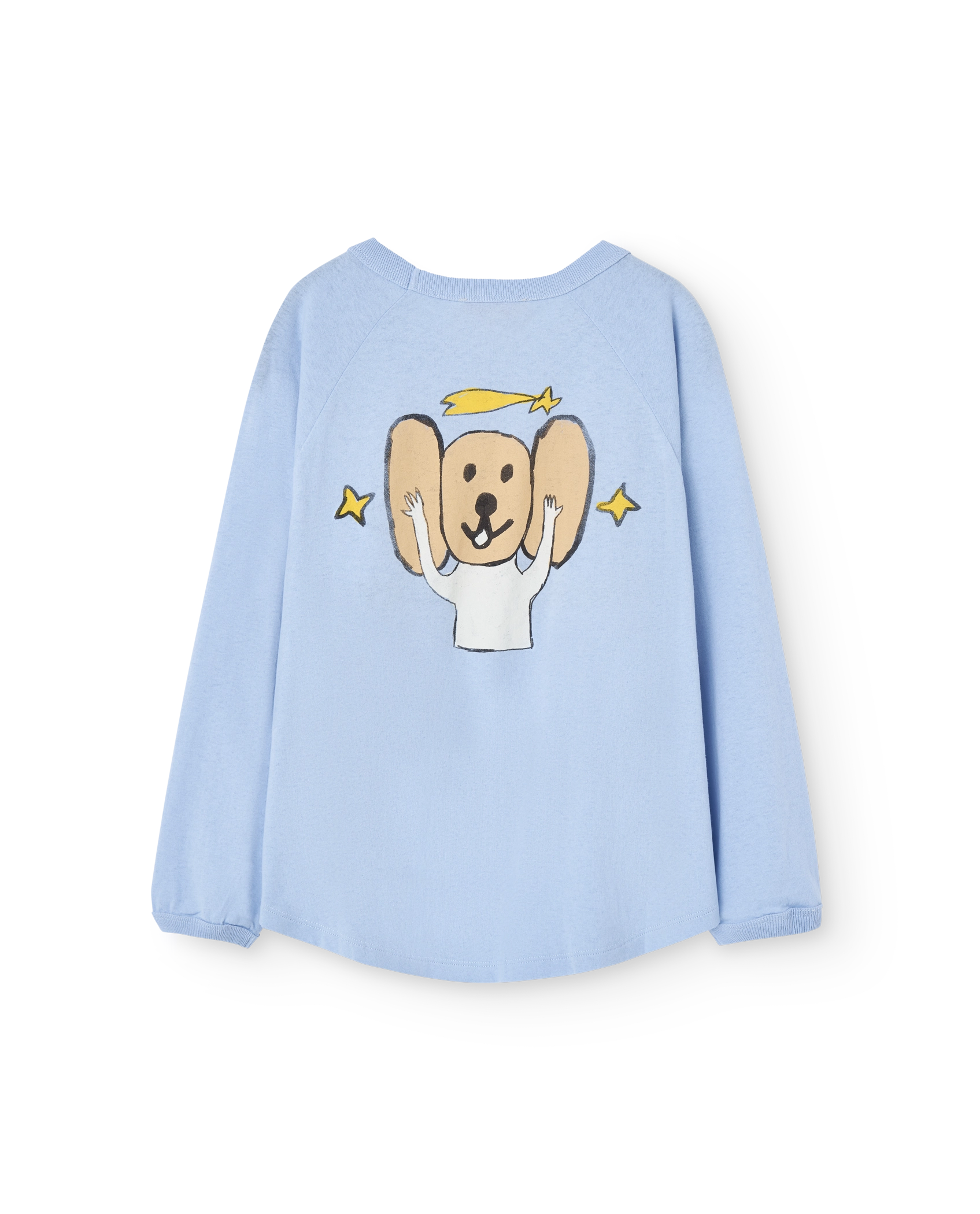 Soft Blue Anteater T-shirt PRODUCT BACK