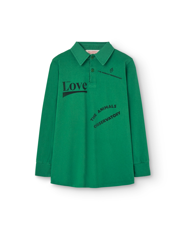 Green Love Eel Polo Shirt COVER