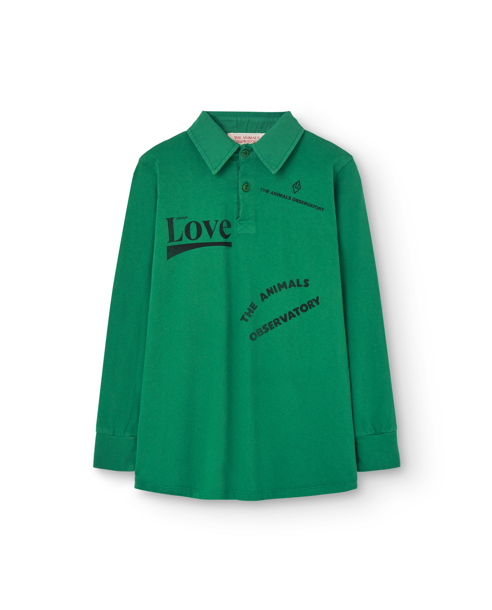 Green Love Eel Polo Shirt PRODUCT FRONT