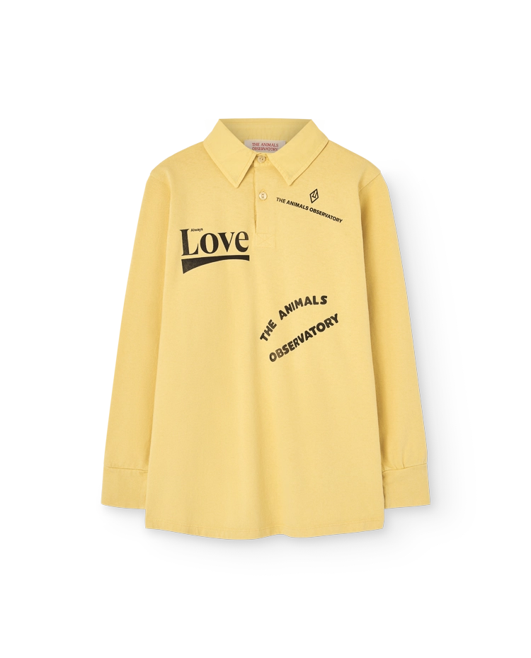 Yellow Love Eel Polo Shirt COVER