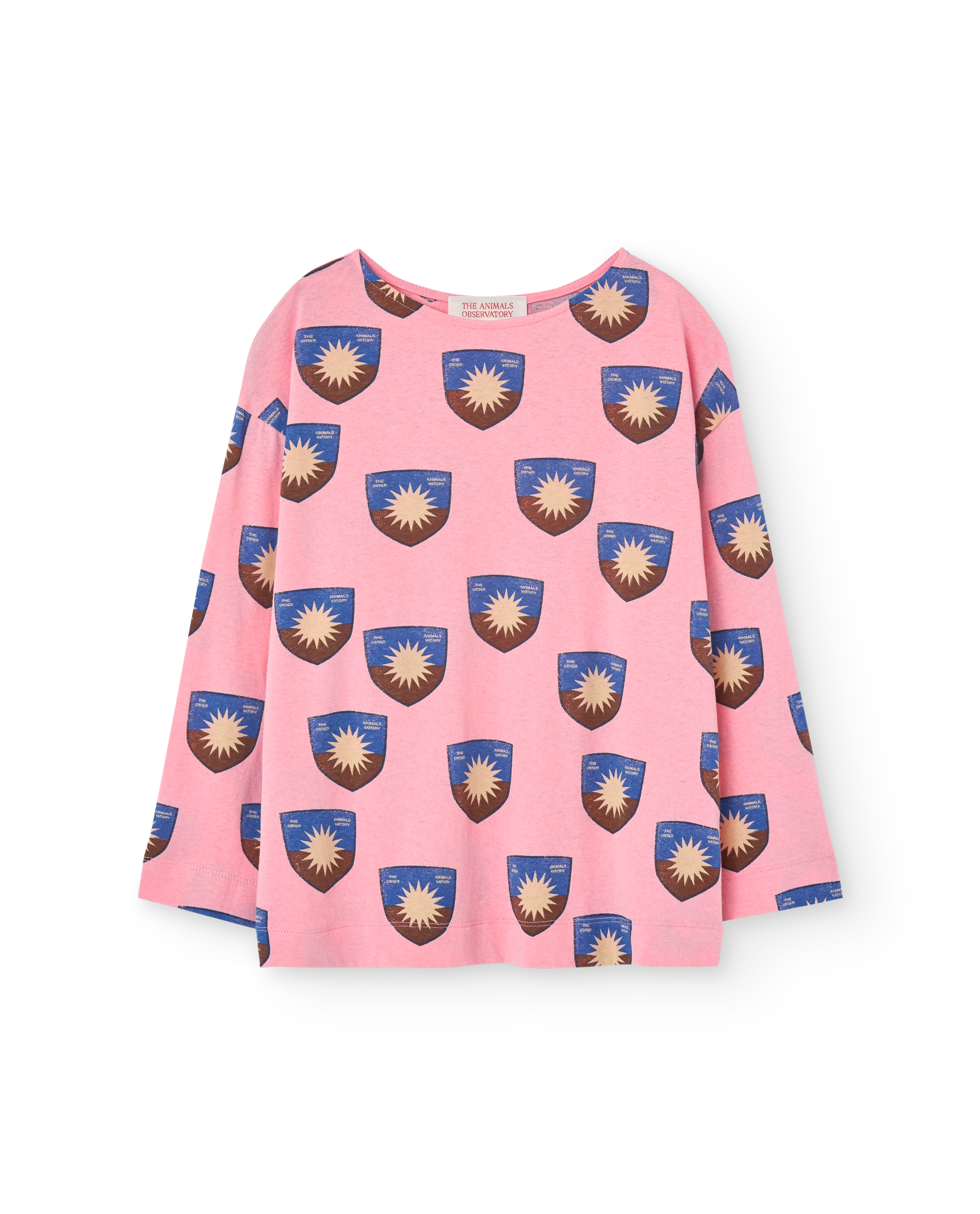 Pink Shield Cricket Long Sleeve T-Shirt PRODUCT FRONT