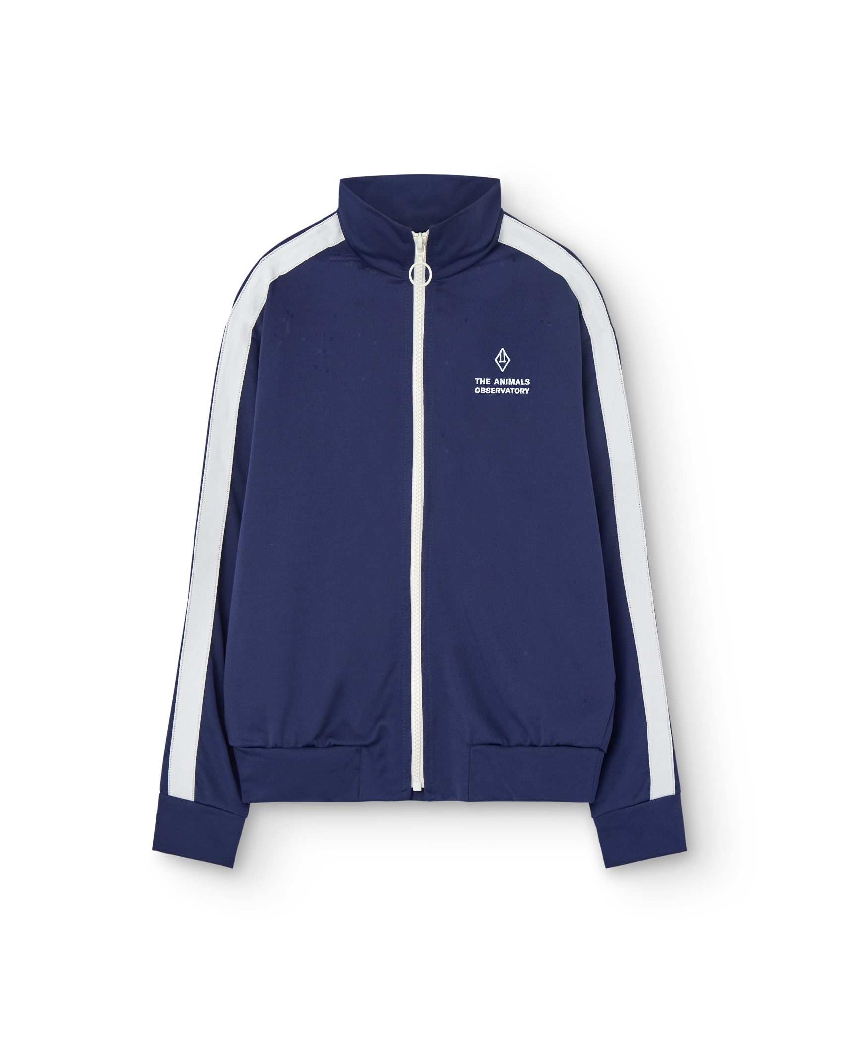 Deep Blue Zebra Track Jacket PRODUCT FRONT