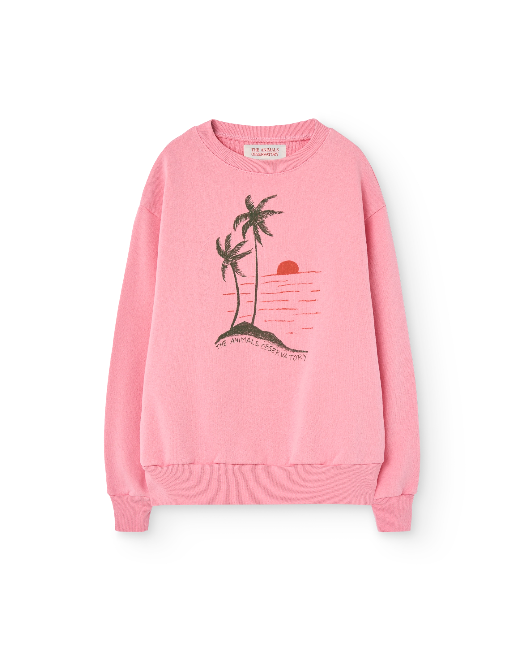 Pink Sunset Bear Sweatshirt PRODUCT FRONT