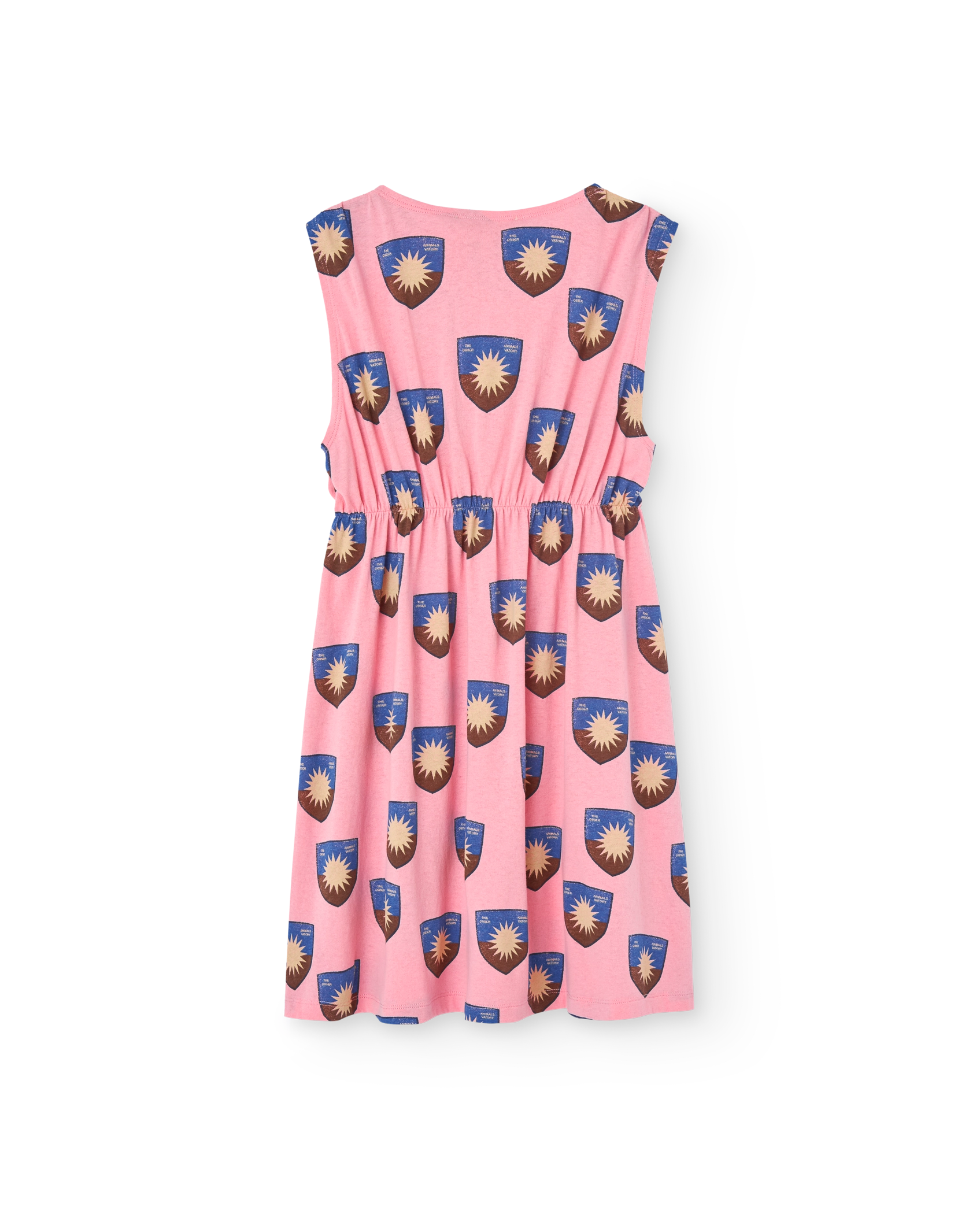 Pink Shield Jersey Marten Midi Dress PRODUCT BACK