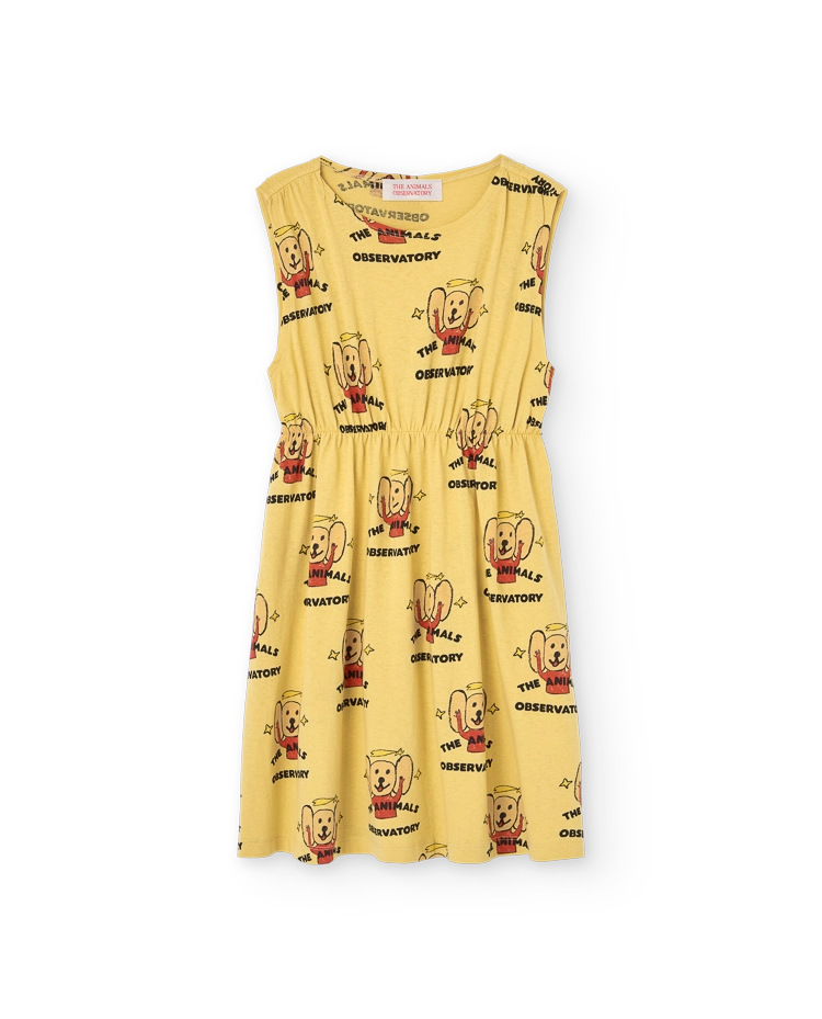 Yellow Jersey Marten Midi Dress COVER