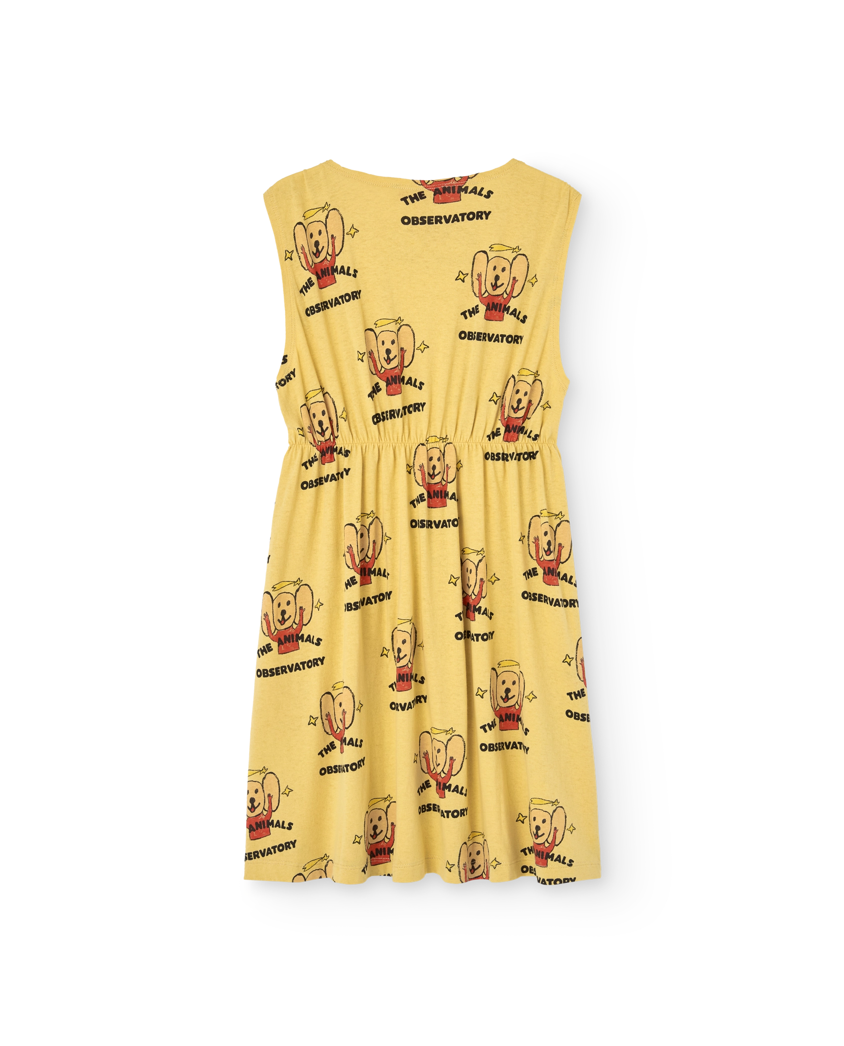 Yellow Jersey Marten Midi Dress PRODUCT BACK