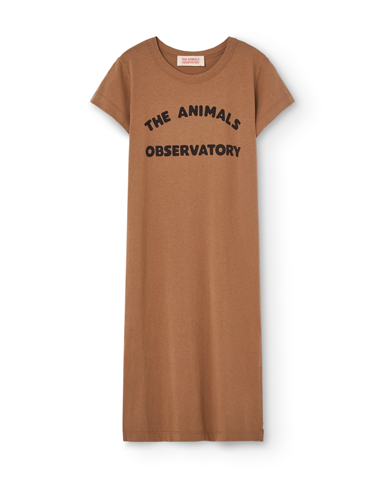 Brown Gorilla Maxi Dress COVER